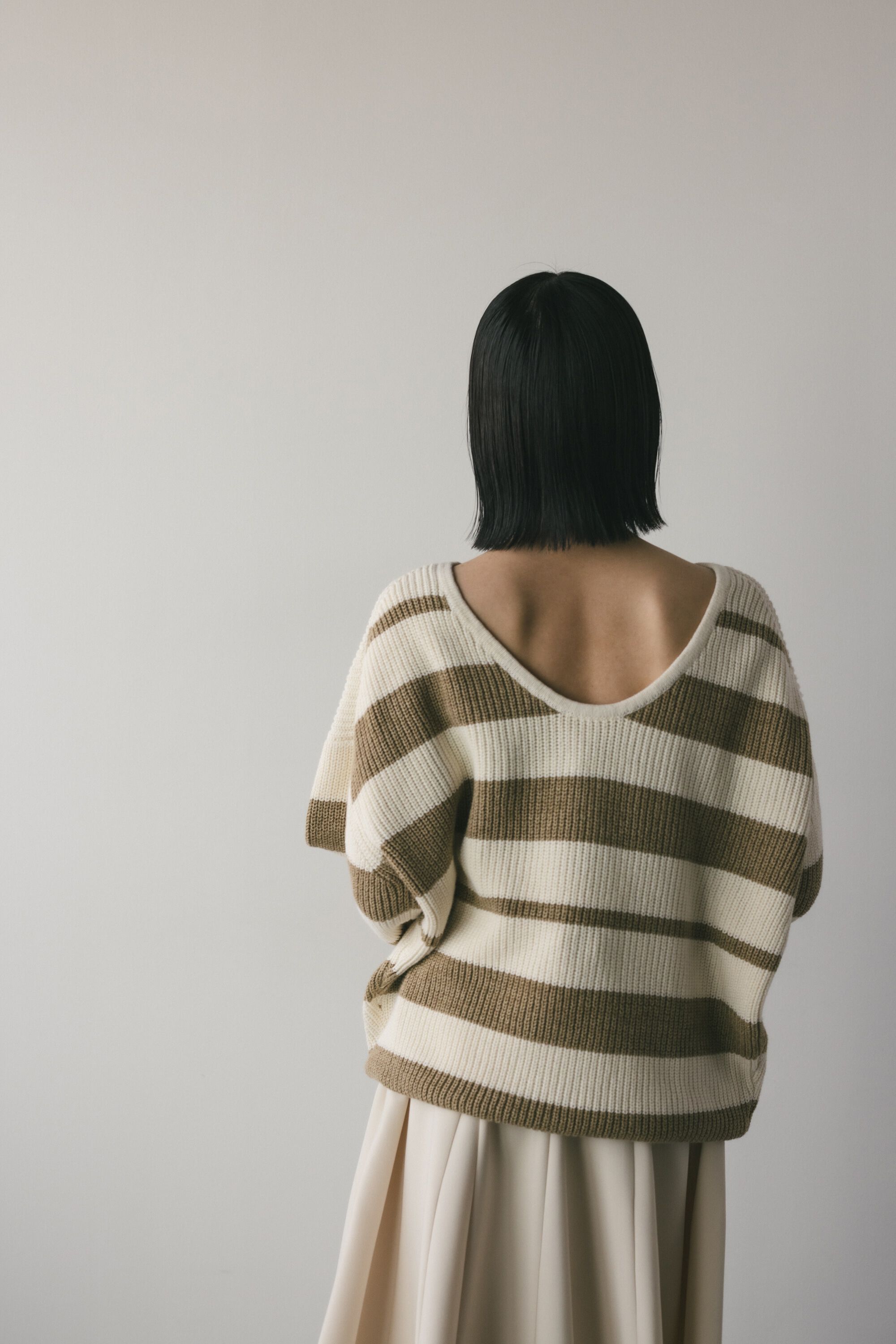 STYLEMIXER「2WAYボーダーニット」|ニット・セーター|