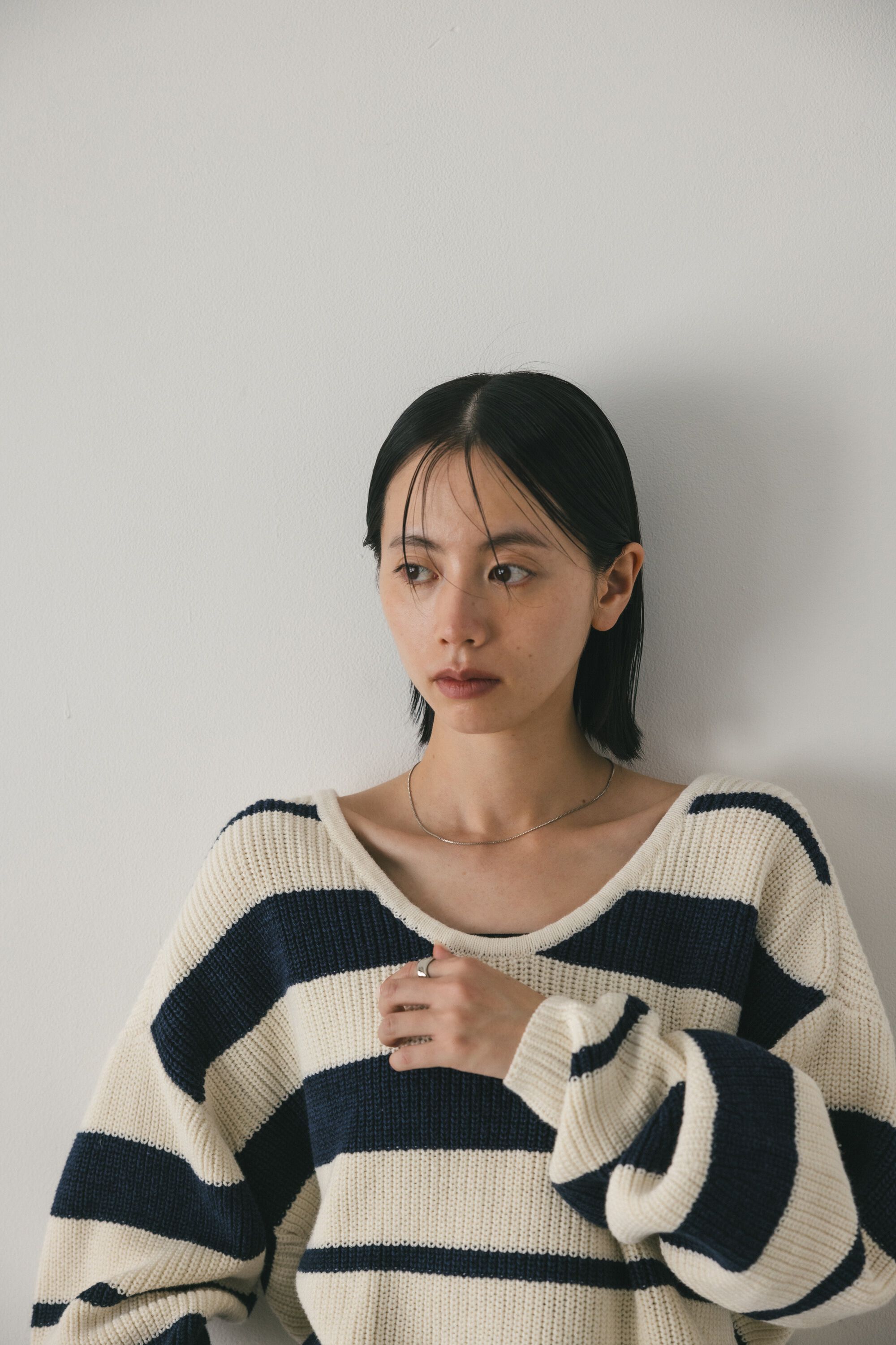 STYLEMIXER「2WAYボーダーニット」|ニット・セーター|