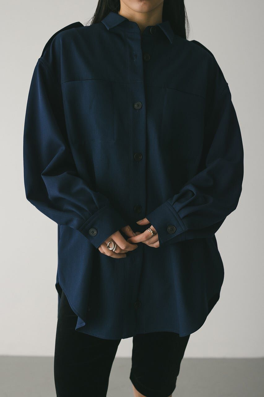 STYLEMIXER「エポレットビッグシャツ」|シャツ・ブラウス|