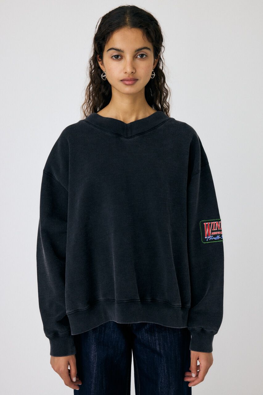 MOUSSY「ZIPPERED MOTO プルオーバー」|パーカー|