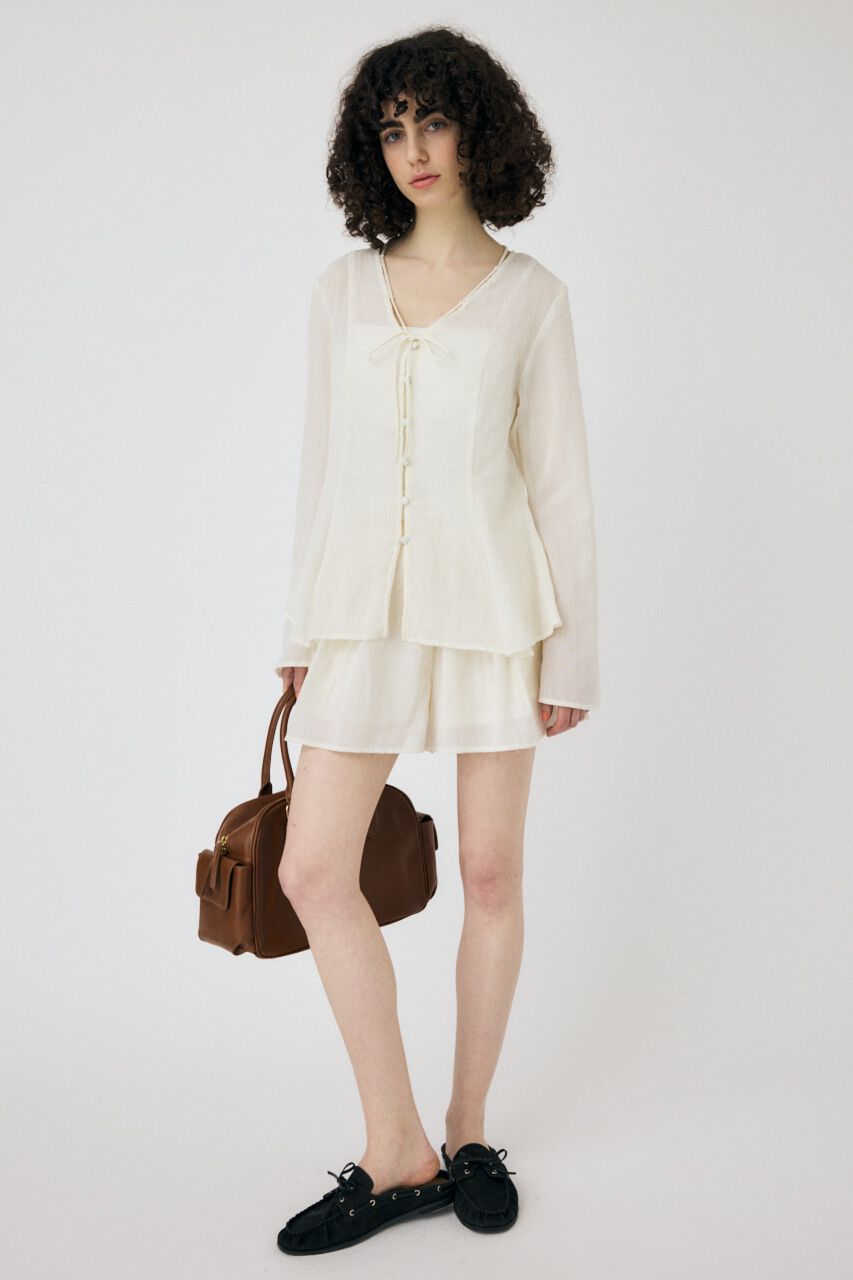 MOUSSY「SLEEVE FLARE シャツ & スカート」|ワンピース|