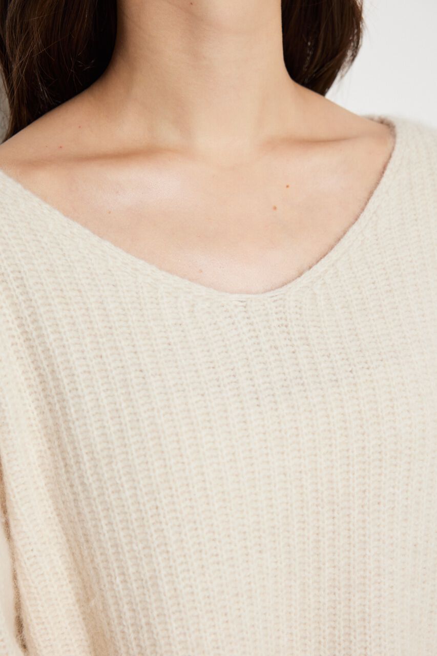 rienda「ラクーンMIXKnitTOP」|ニット・セーター|