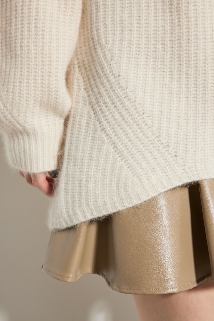 rienda「ラクーンMIXKnitTOP」|ニット・セーター|