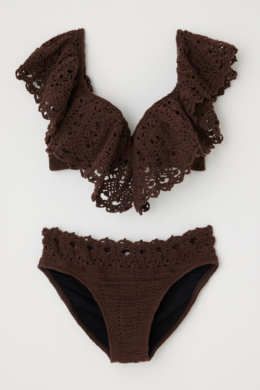 rienda「ショルダーフリルクロシェカップビキニ」|その他|