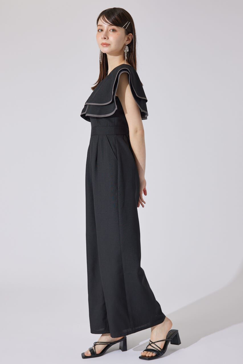 rienda「ショルダーダブルフリルロンパース」|その他|