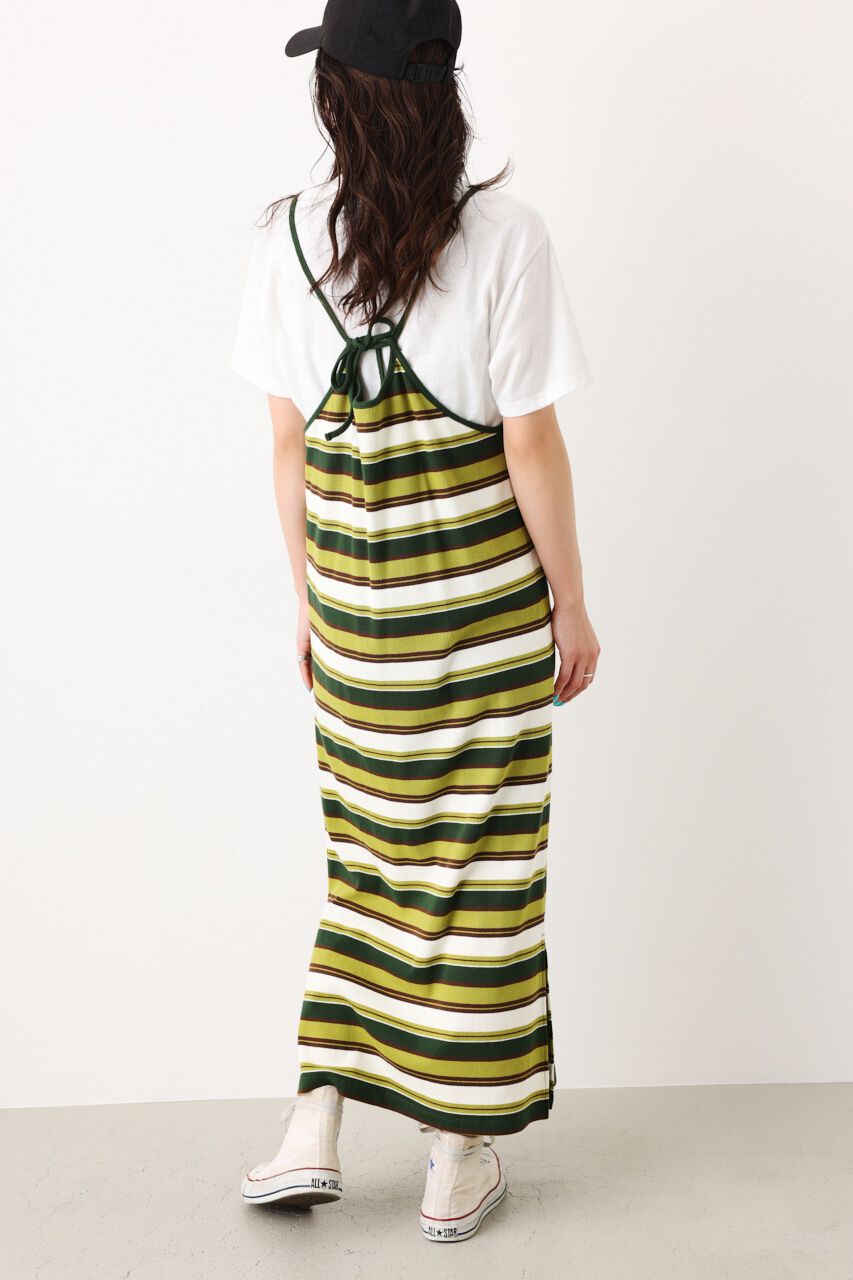 RODEO CROWNS「マルチボーダーキャミワンピース」|ワンピース|