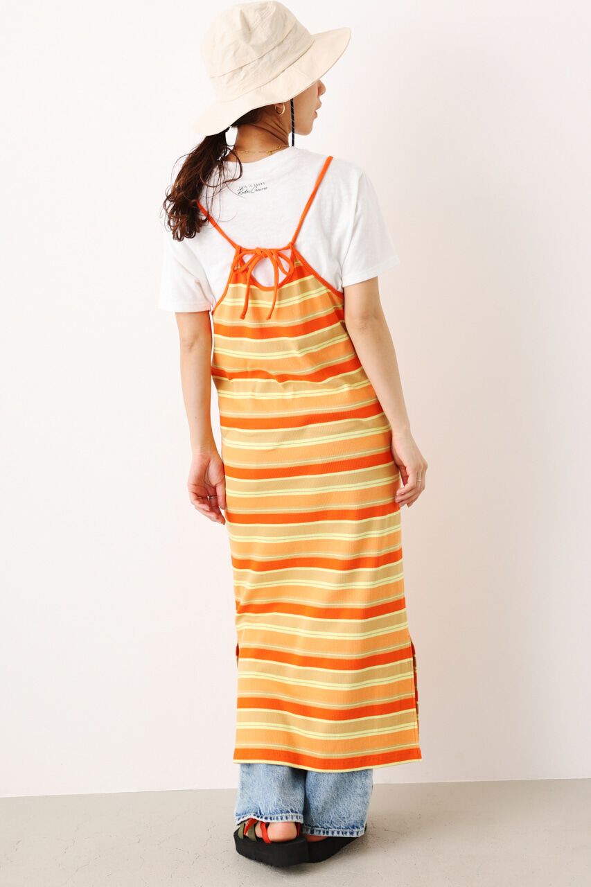 RODEO CROWNS「マルチボーダーキャミワンピース」|ワンピース|