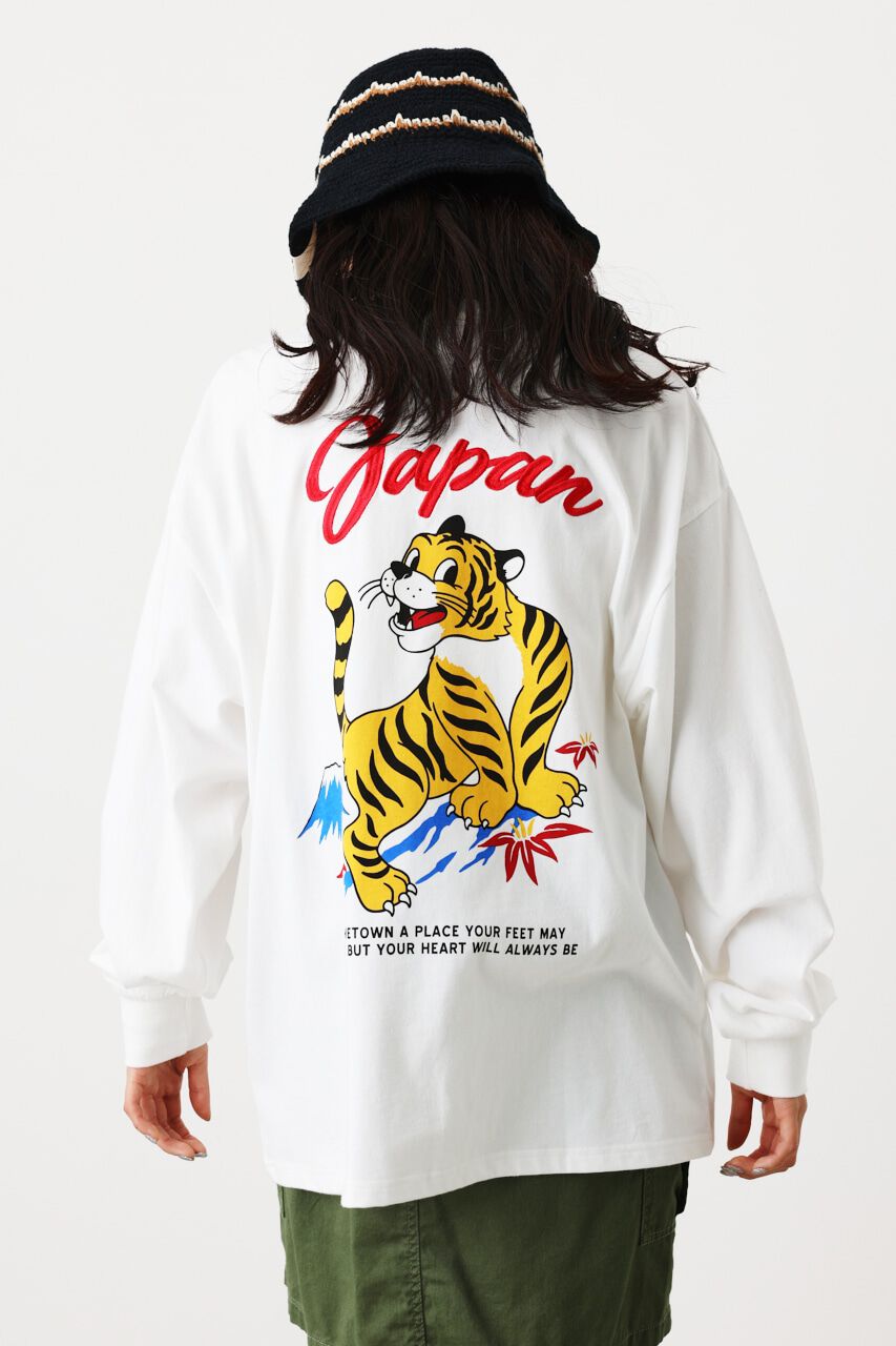 RODEO CROWNS「Vintage World ロングTシャツ」|Tシャツ・カットソー|O/WHT1