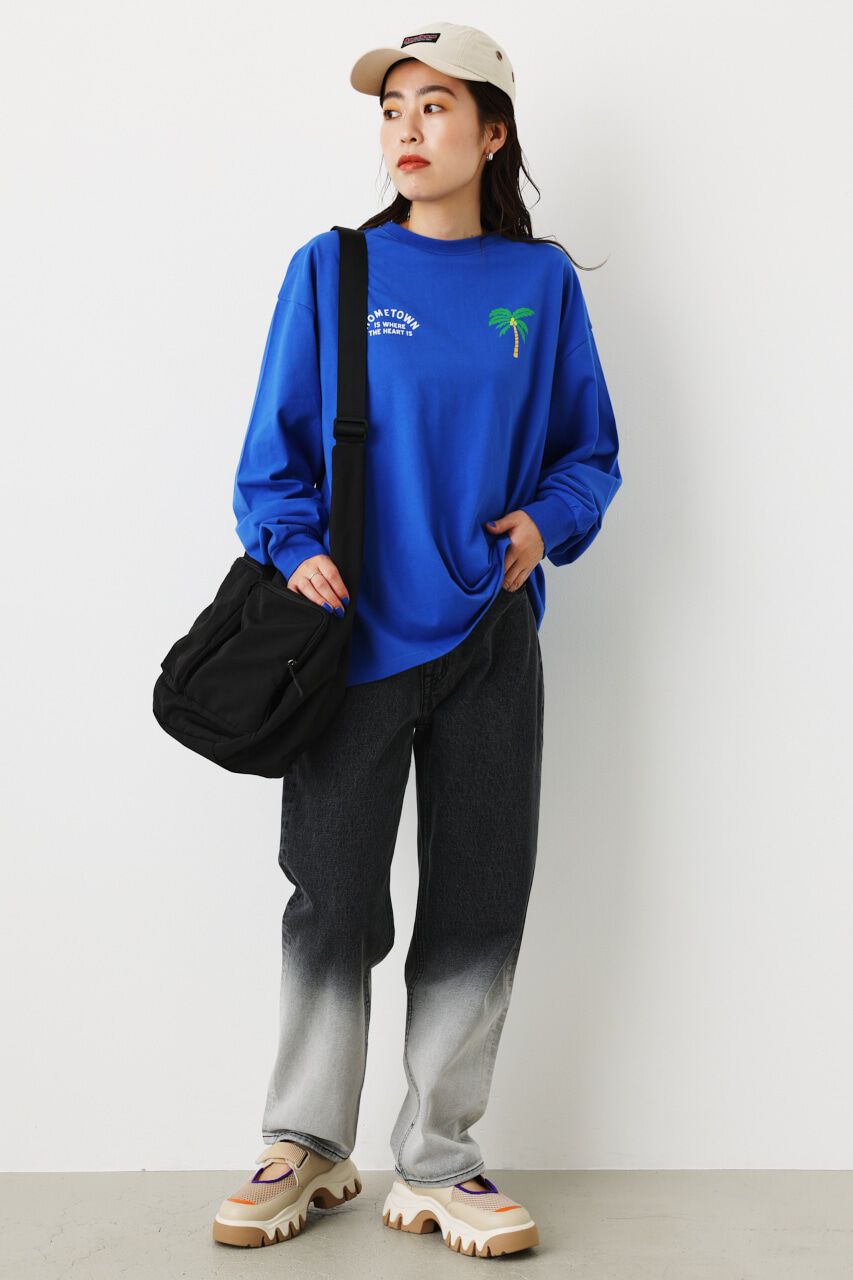 RODEO CROWNS「Vintage World ロングTシャツ」|Tシャツ・カットソー|BLU