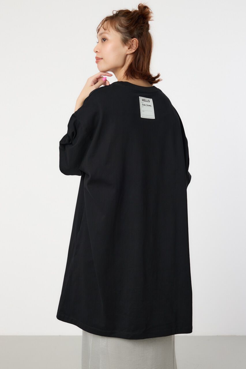 RODEO CROWNS「ネームパッチワンピース」|ワンピース|BLK