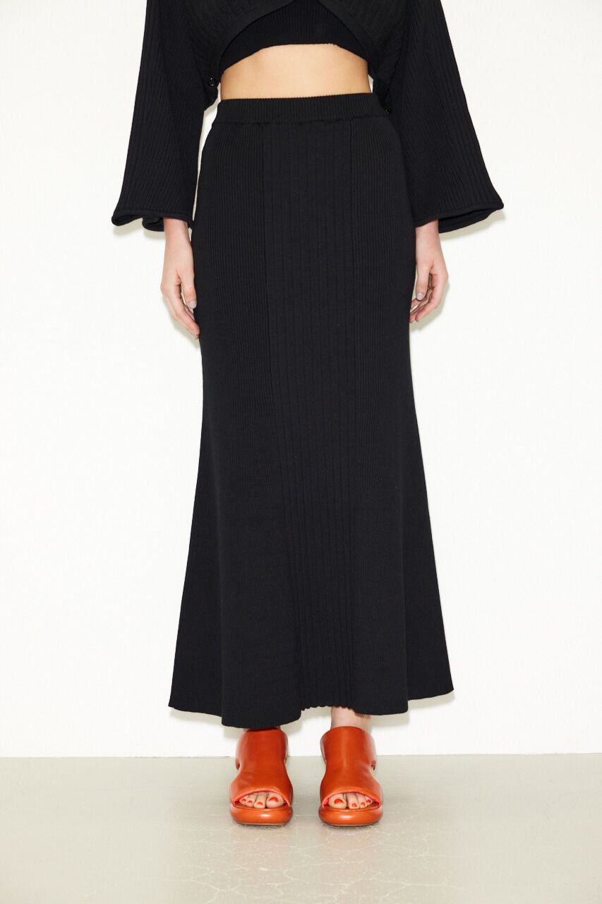 SLY「WIDE RIB MERMAID MG ロングスカート」|スカート|