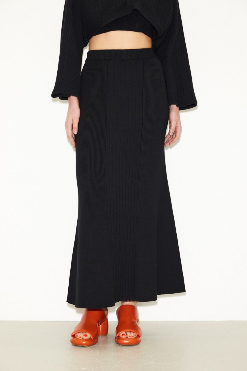 SLY「WIDE RIB MERMAID MG ロングスカート」|スカート|