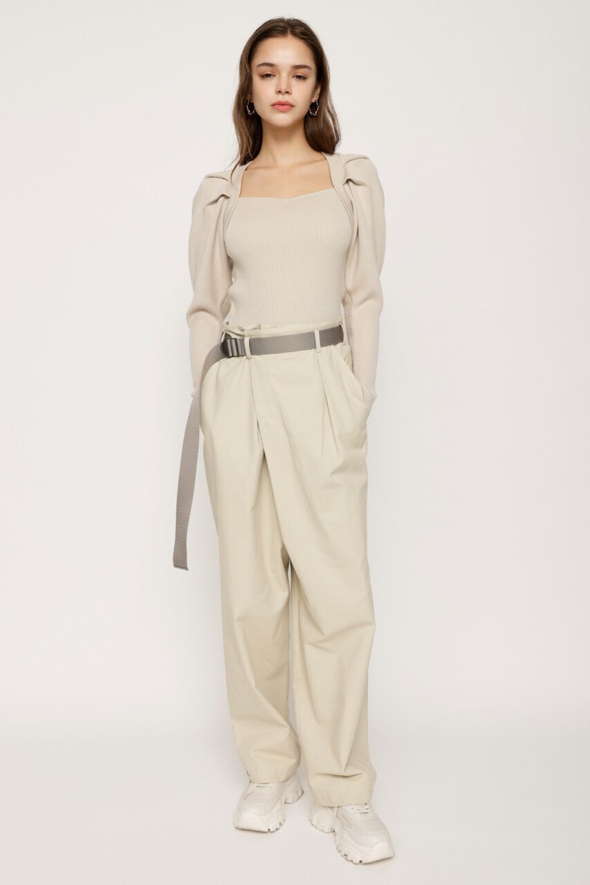 SLY「TUCK PUFF SQUARE HG トップス」|ニット・セーター|