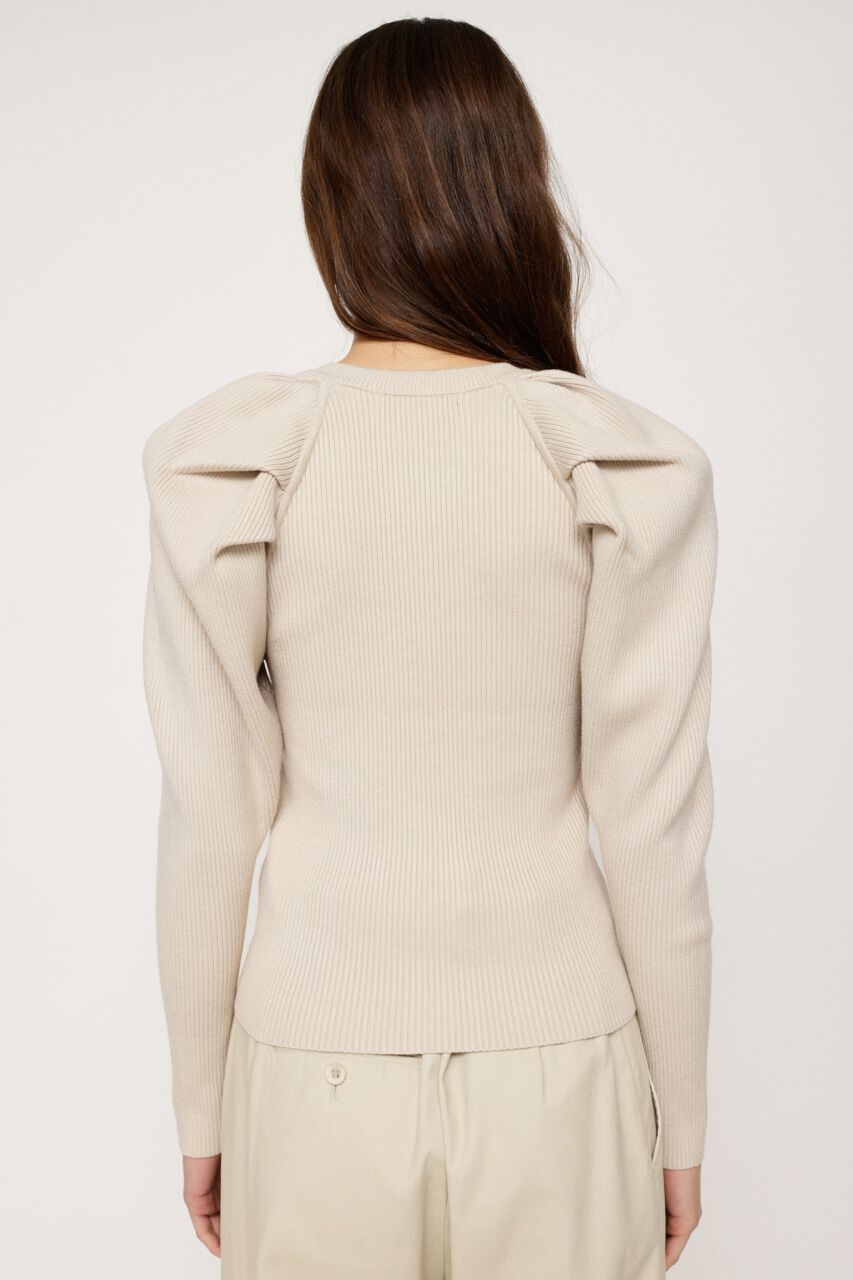 SLY「TUCK PUFF SQUARE HG トップス」|ニット・セーター|