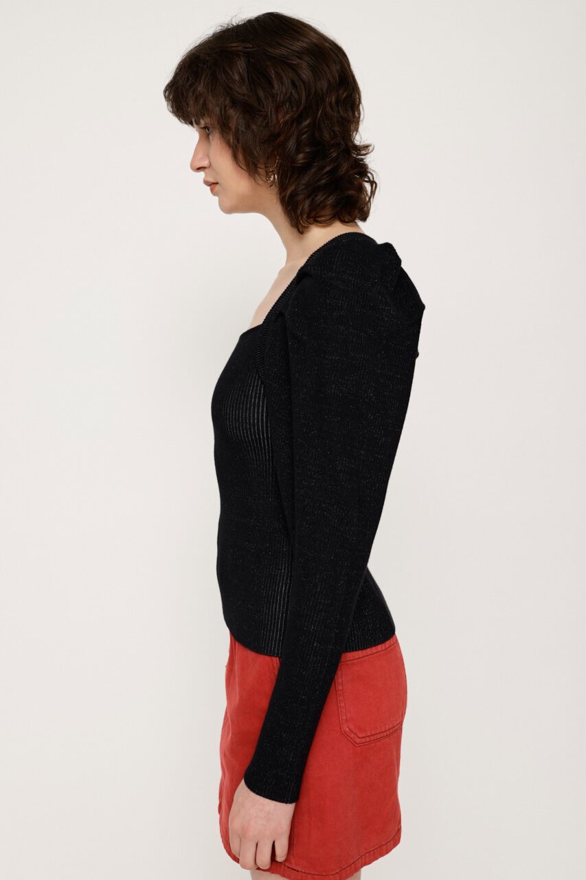 SLY「TUCK PUFF SQUARE HG トップス」|ニット・セーター|