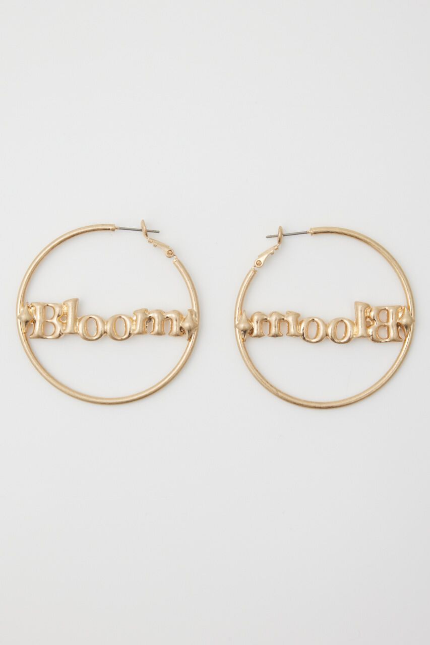 SLY「LOGO HOOP ピアス」|ピアス|GLD