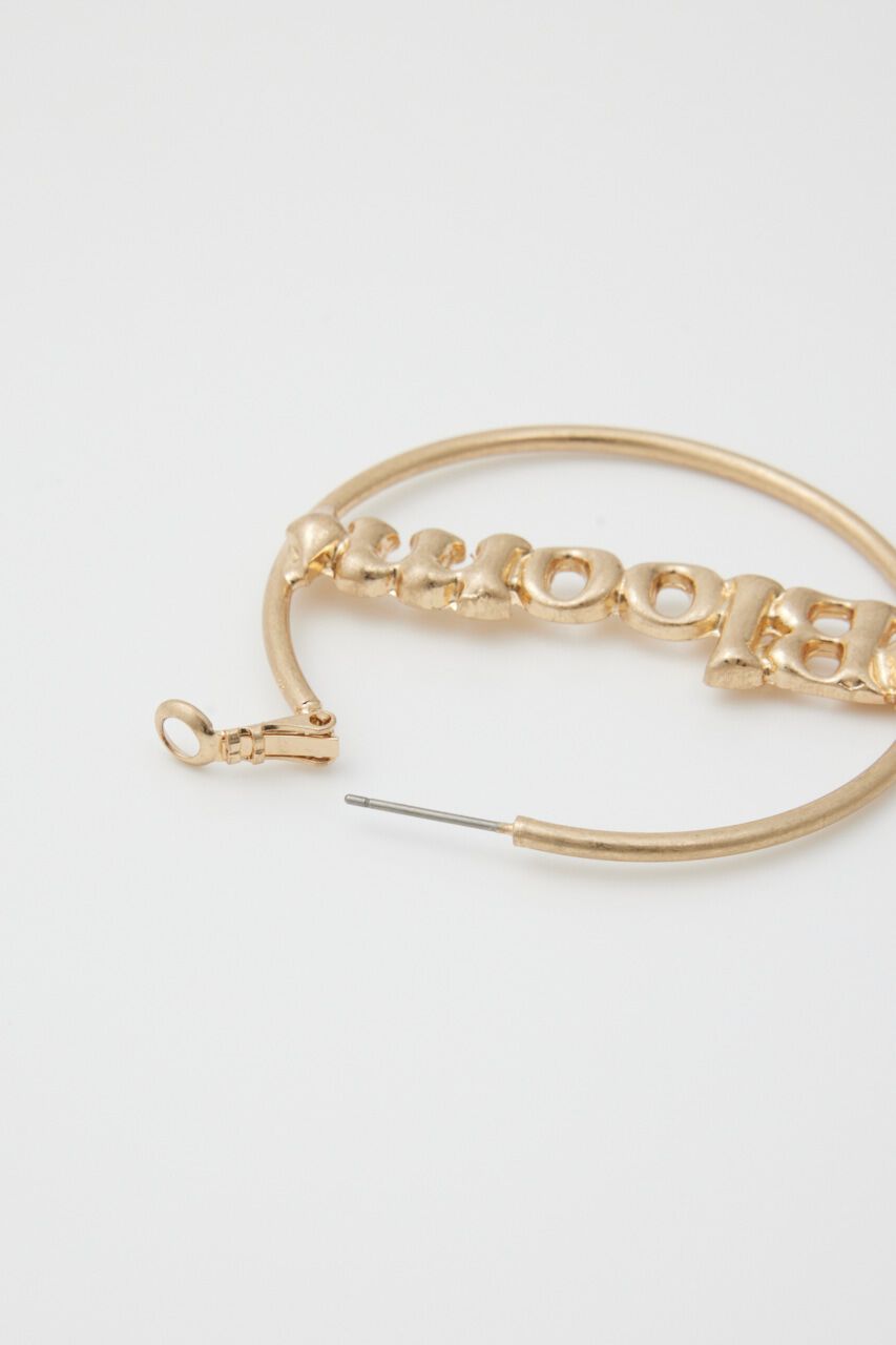 SLY「LOGO HOOP ピアス」|ピアス|