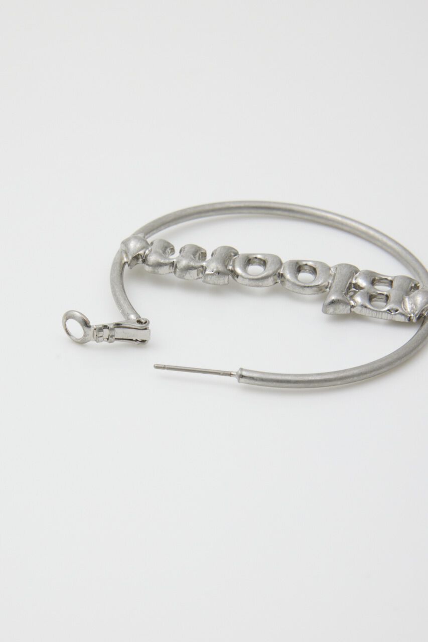 SLY「LOGO HOOP ピアス」|ピアス|