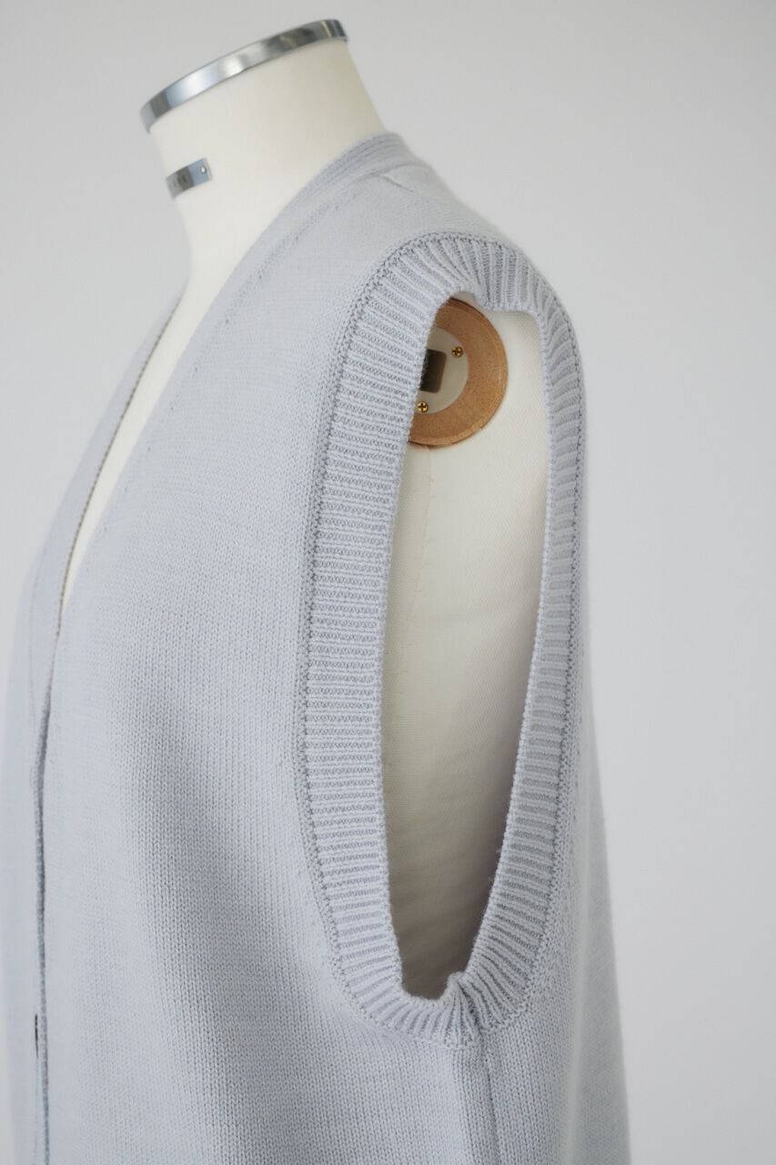 RIM.ARK 「4type long knit vest」|ダウンベスト・ベスト|