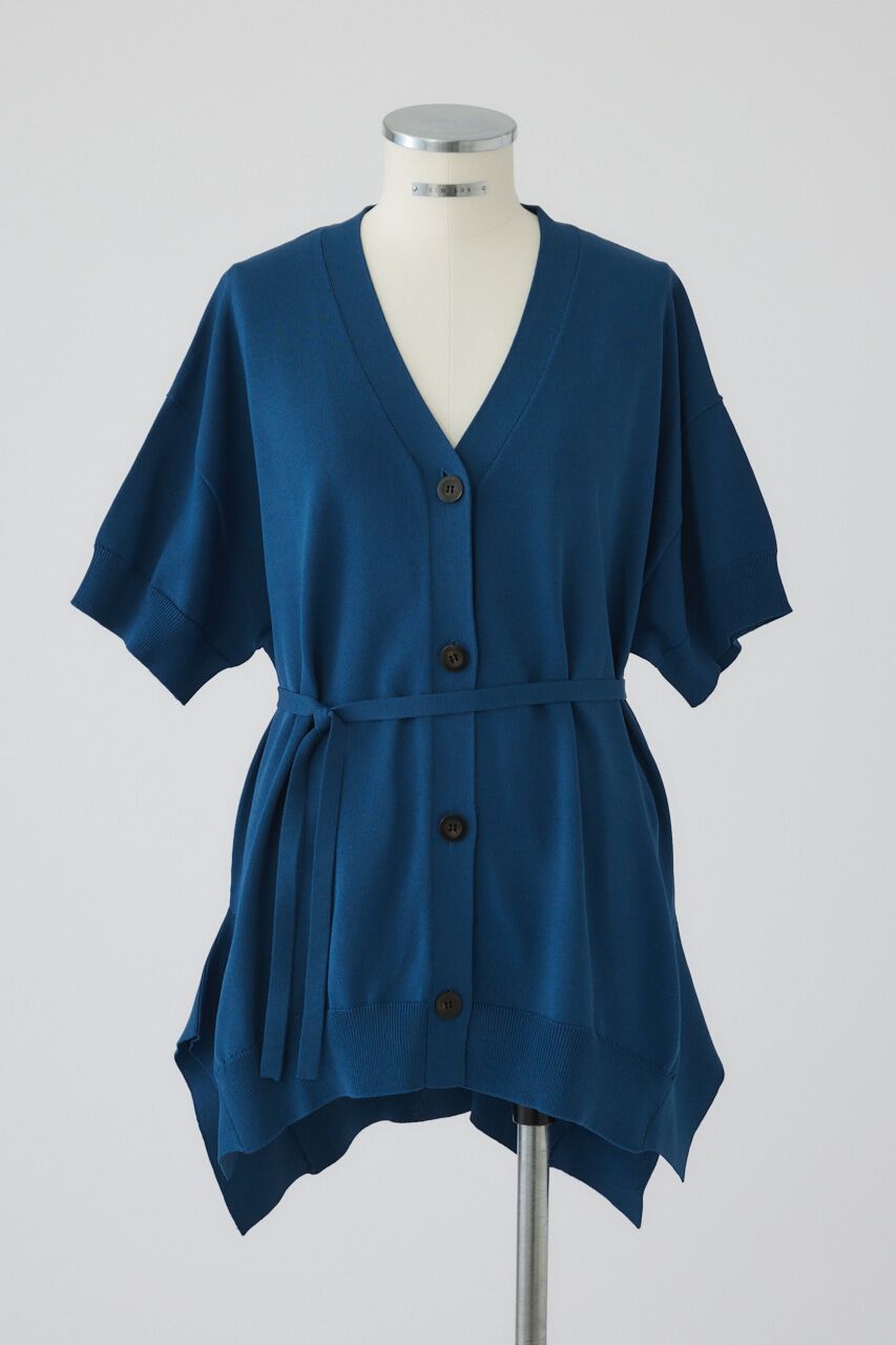 RIM.ARK 「Hem design wide knit CD」|カーディガン|BLU