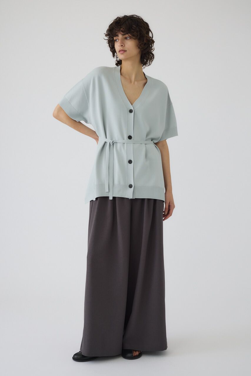RIM.ARK 「Hem design wide knit CD」|カーディガン|