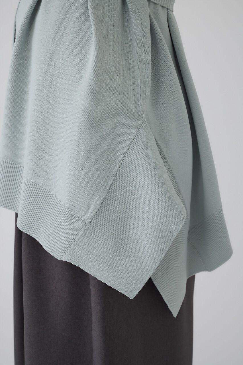 RIM.ARK 「Hem design wide knit CD」|カーディガン|