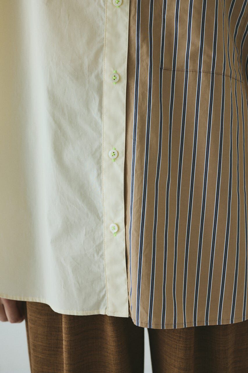 HeRIN.CYE「Bicolor shirt」|シャツ・ブラウス|