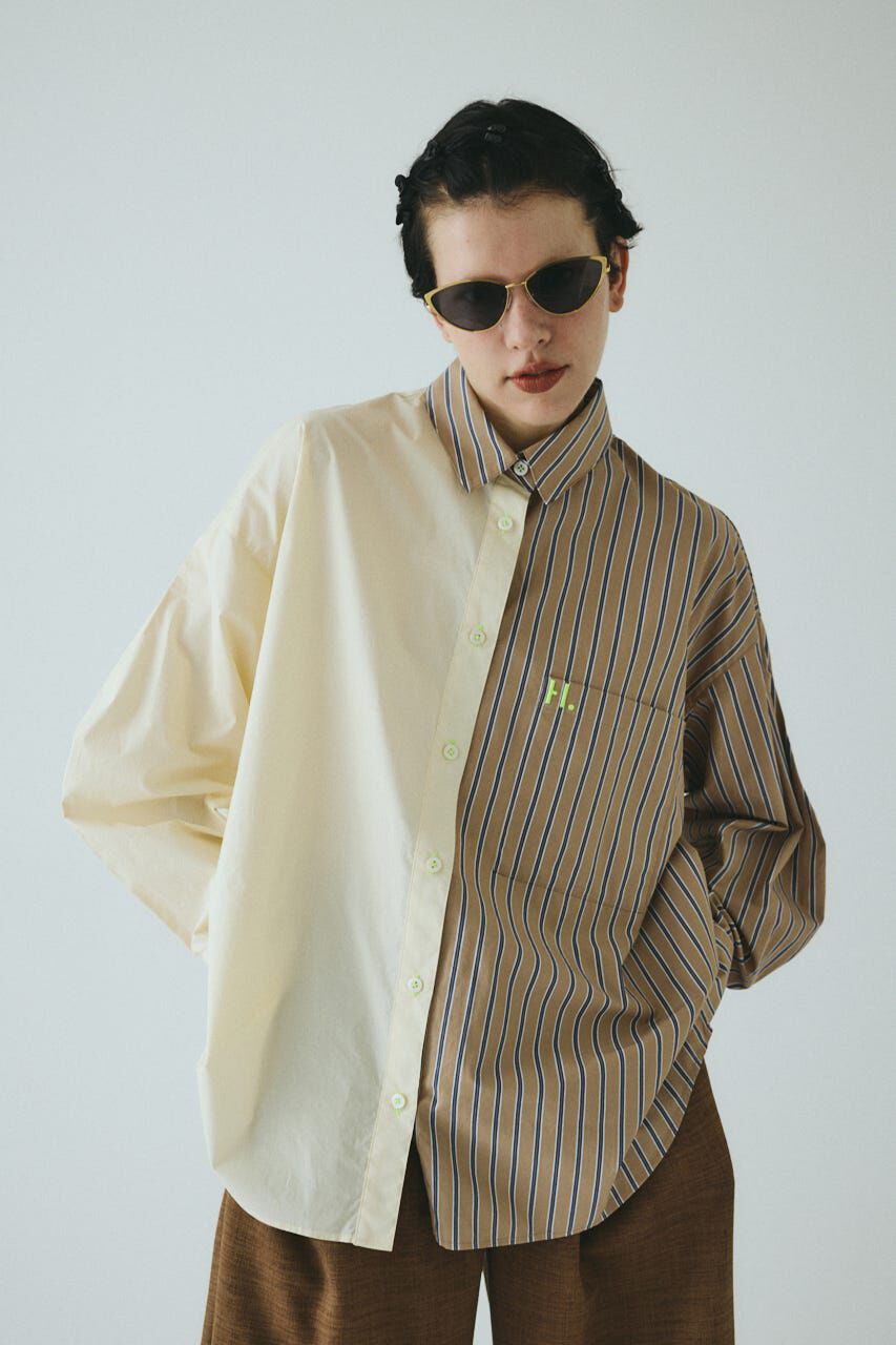 HeRIN.CYE「Bicolor shirt」|シャツ・ブラウス|