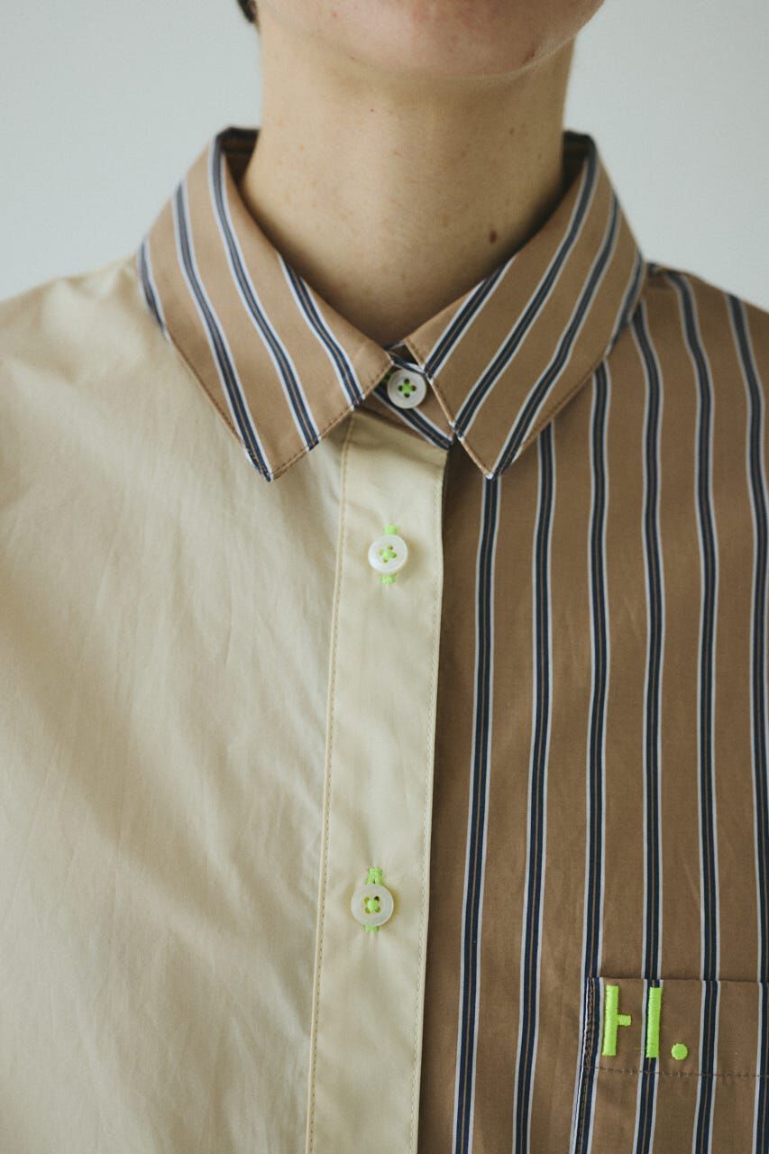 HeRIN.CYE「Bicolor shirt」|シャツ・ブラウス|