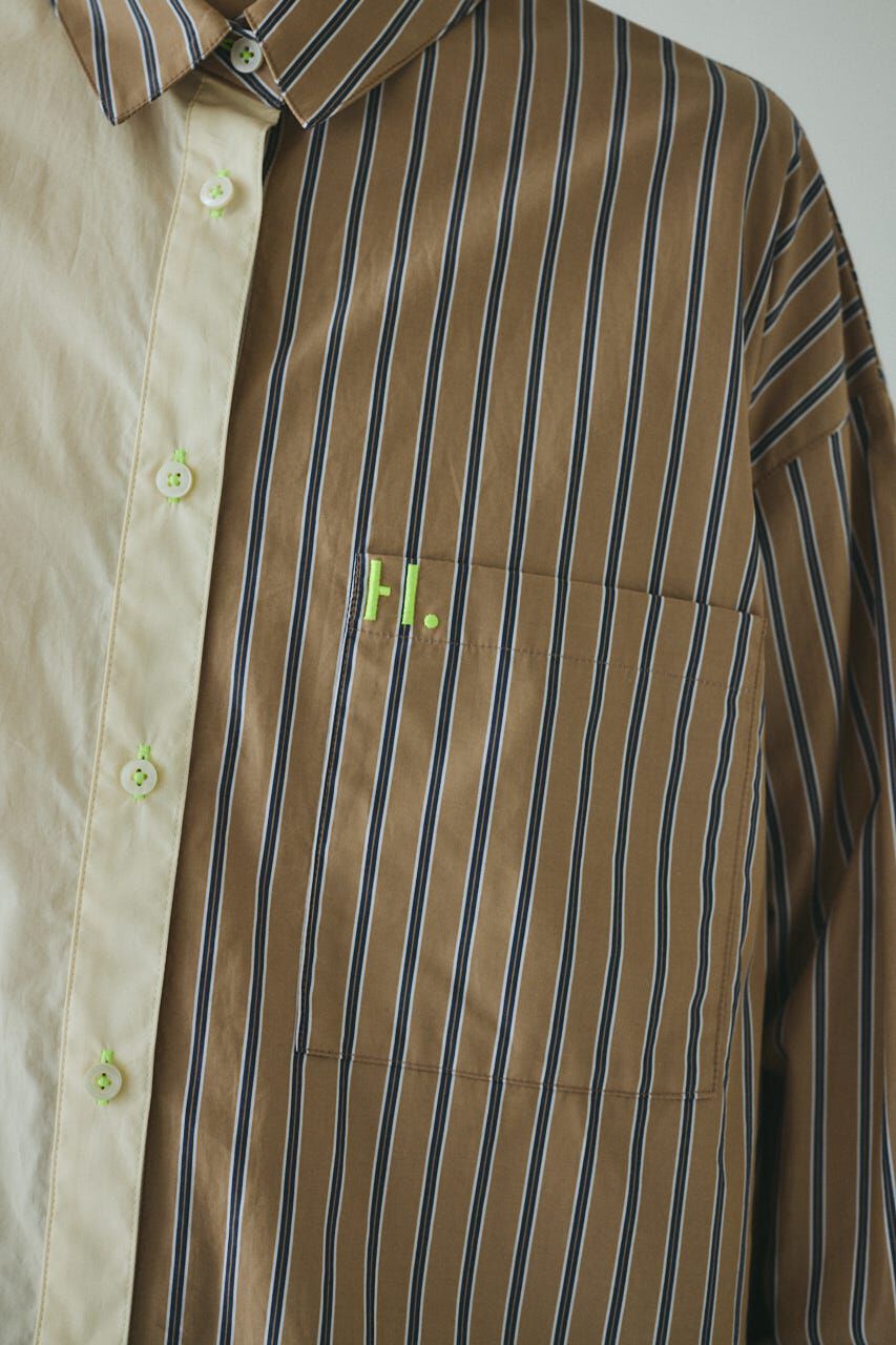 HeRIN.CYE「Bicolor shirt」|シャツ・ブラウス|