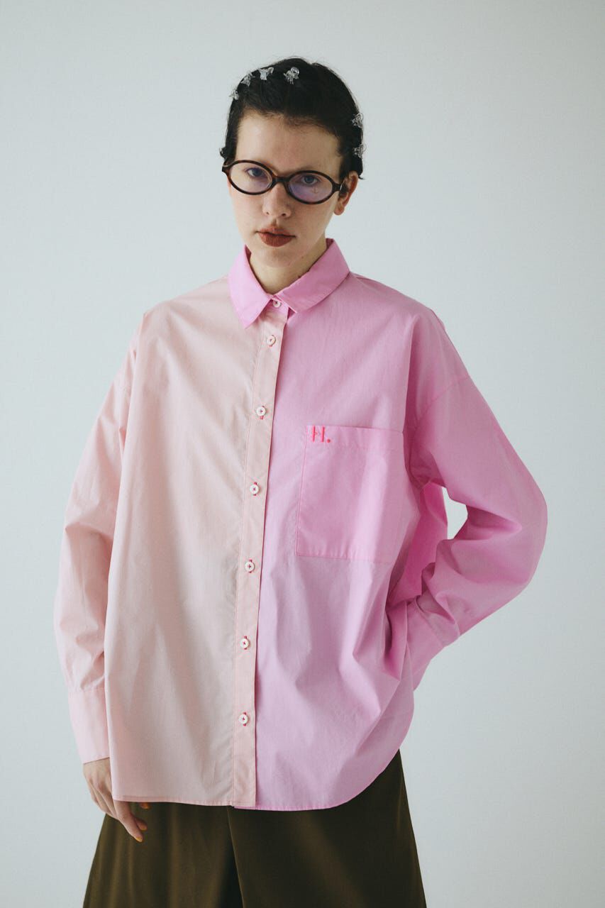HeRIN.CYE「Bicolor shirt」|シャツ・ブラウス|PNK