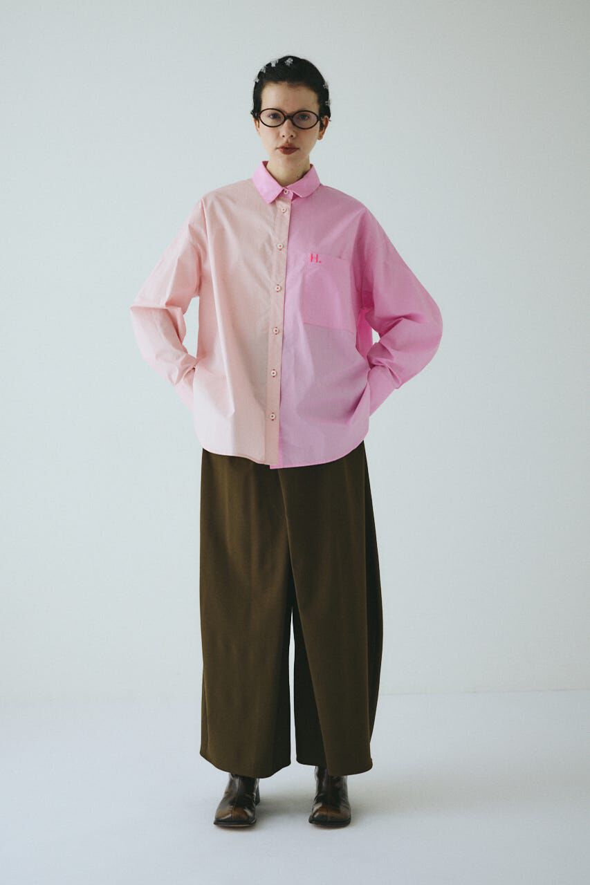 HeRIN.CYE「Bicolor shirt」|シャツ・ブラウス|