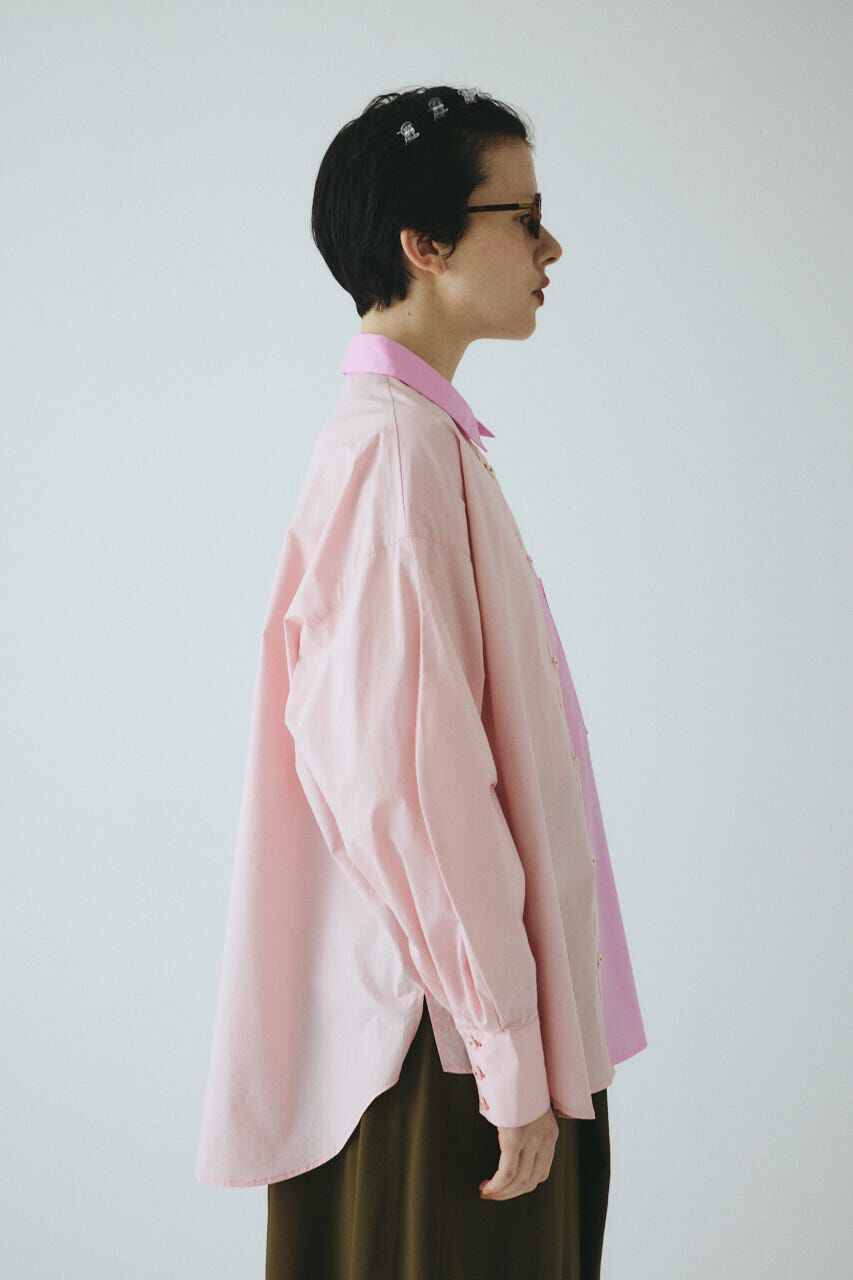 HeRIN.CYE「Bicolor shirt」|シャツ・ブラウス|