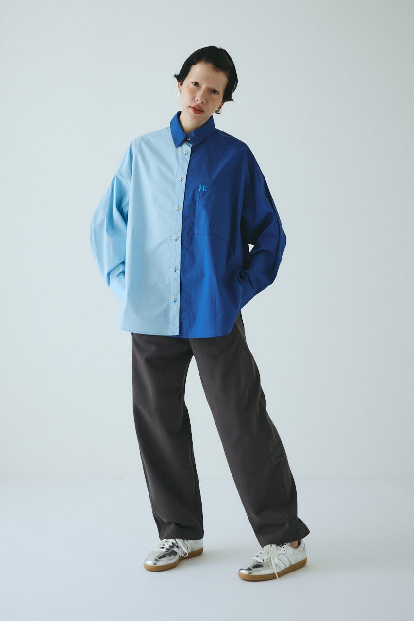 HeRIN.CYE「Bicolor shirt」|シャツ・ブラウス|