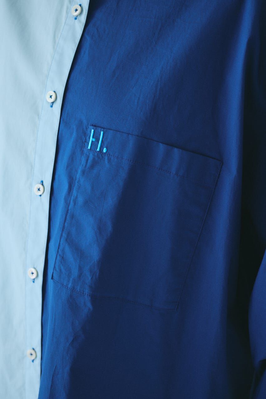 HeRIN.CYE「Bicolor shirt」|シャツ・ブラウス|