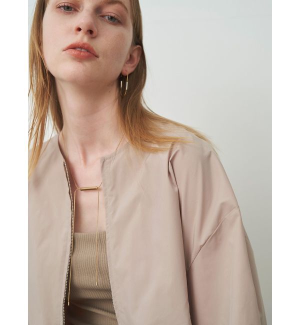 ELENDEEK「SHEER SLEEVE BZ」|ブルゾン・スタジャン|