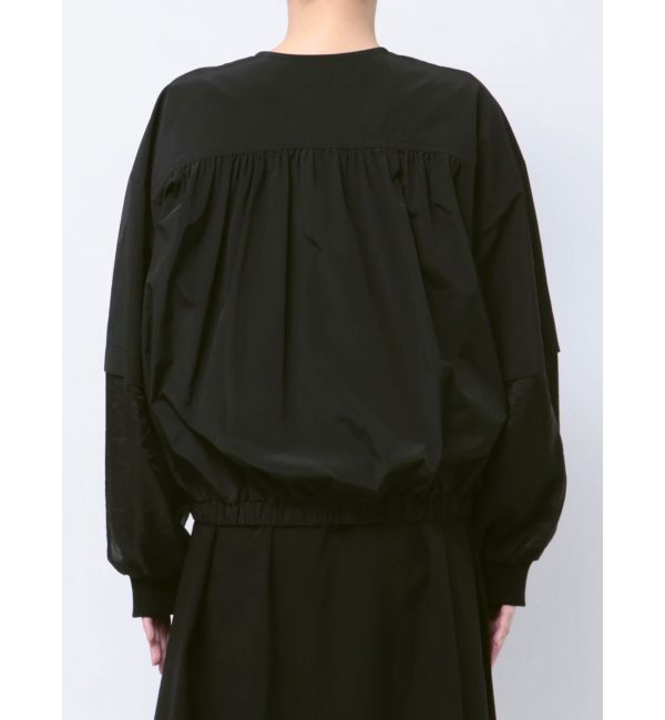 ELENDEEK「SHEER SLEEVE BZ」|ブルゾン・スタジャン|