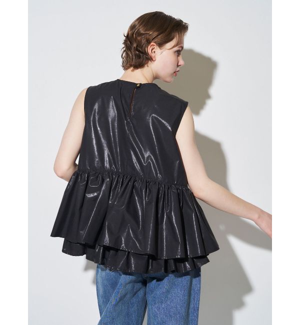 ELENDEEK「CALENDERING PEPLUM BL」|シャツ・ブラウス|