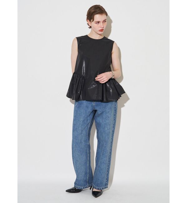 ELENDEEK「CALENDERING PEPLUM BL」|シャツ・ブラウス|