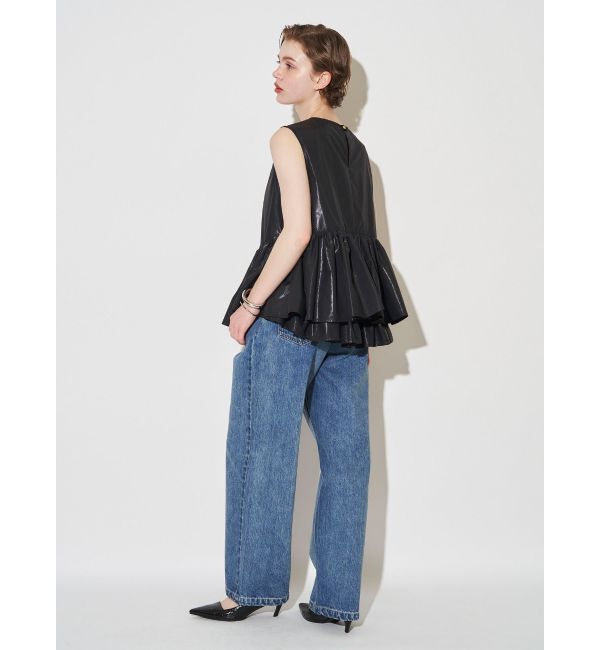 ELENDEEK「CALENDERING PEPLUM BL」|シャツ・ブラウス|