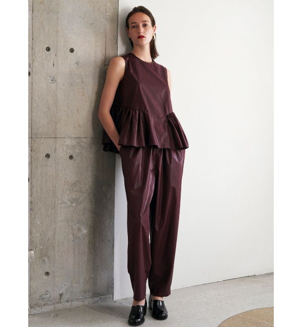 ELENDEEK「CALENDERING PEPLUM BL」|シャツ・ブラウス|