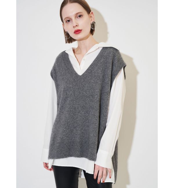 ELENDEEK「BIG COLLAR SKIPPER SH」|シャツ・ブラウス|