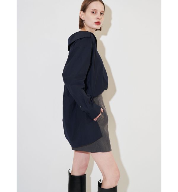 ELENDEEK「BIG COLLAR SKIPPER SH」|シャツ・ブラウス|