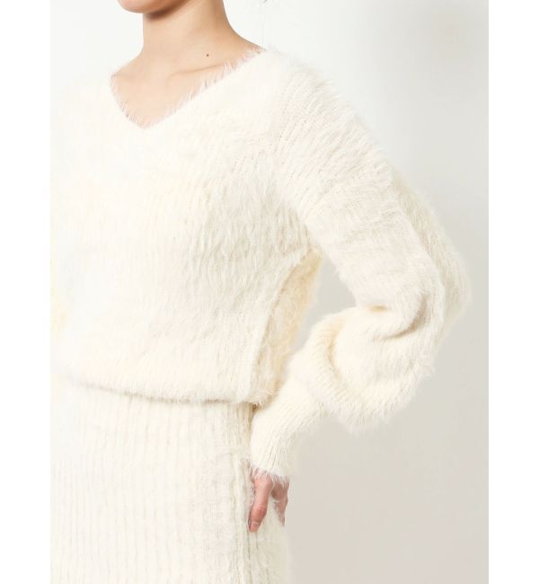 RESEXXY「シャギーニットワンピース」|ワンピース|