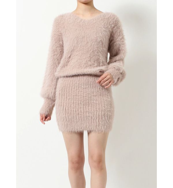 RESEXXY「シャギーニットワンピース」|ワンピース|
