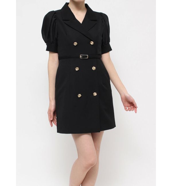 RESEXXY「スリーブシアーデザインミニワンピース」|ワンピース|