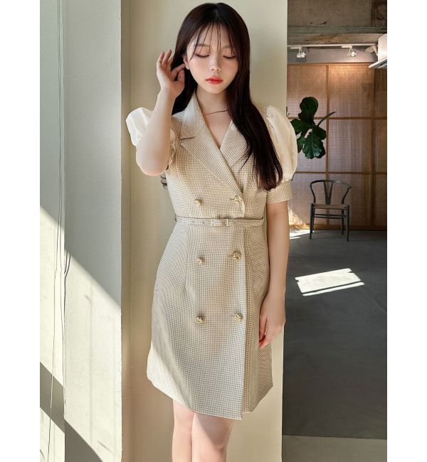 RESEXXY「スリーブシアーデザインミニワンピース」|ワンピース|