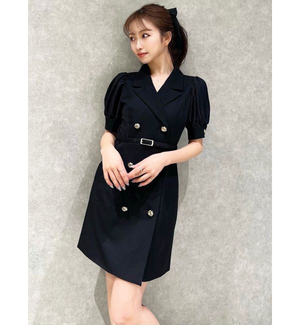 RESEXXY「スリーブシアーデザインミニワンピース」|ワンピース|