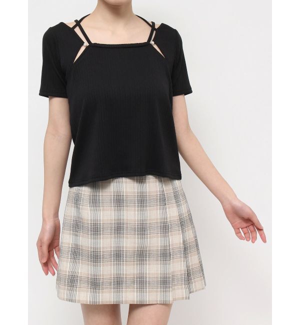 RESEXXY「ナローリボンリブトップス」|Tシャツ・カットソー|