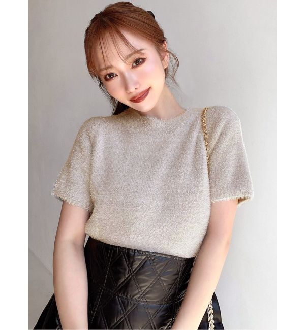 RESEXXY「ミニシャギーラメニットトップス」|ニット・セーター|